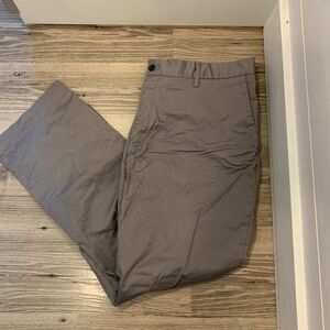 Polo Ralph Lauren Gray Pants Men Sz 40x30 Classic Fit‎ Flat Front Classic Preppy